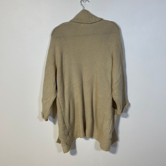 The Skinny x Jillian Harris Erinn Boyfriend Beige Knit Cardigan One Size - Picture 4 of 11